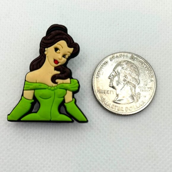 BOGO!! Crocs Style Shoe Charms Jibbitz - Disney Princess & Fairy 4 pc Set NEW - Picture 4 of 5